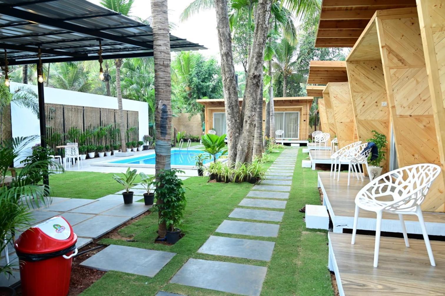 The Nine Beach Resort Patnem Beach Exterior photo